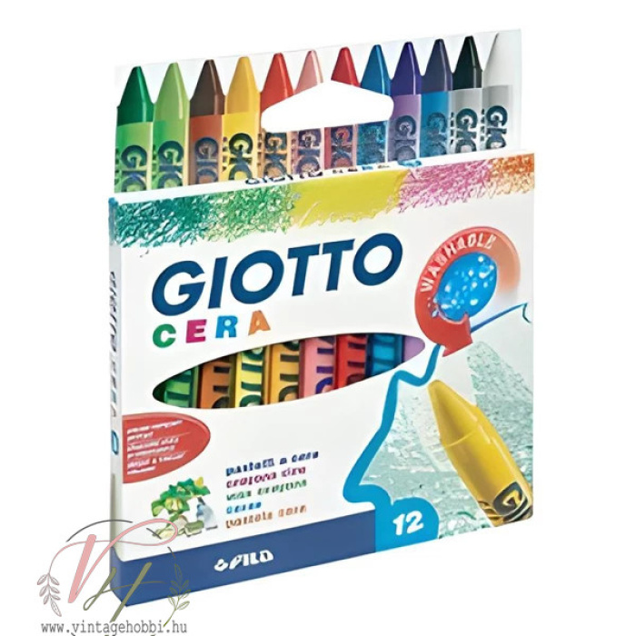 Zsírkréta GIOTTO Cera kerek 12db-os - Image 1